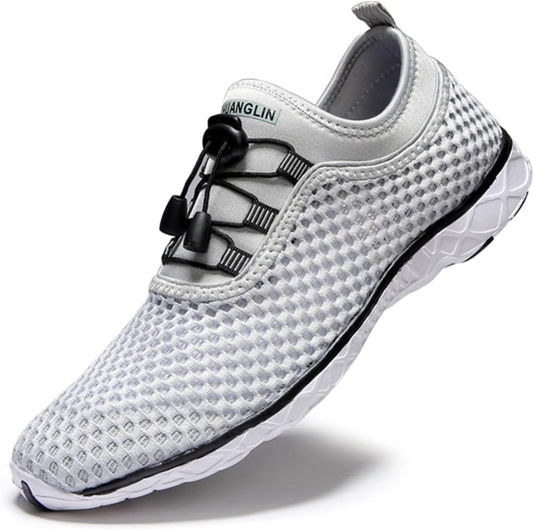 Women'S Quick Drying Aqua Water Shoes,3-Second Drainage & All-Terrain for Swimming,Hiking,Yoga